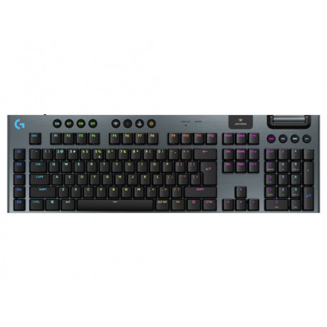 Tipkovnica Logitech G915 X LIGHTSPEED, GL Clicky, Wireless, črna, SLO g.