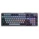 Tipkovnica Cooler Master MK770 Wireless, BT, Kailh Box V2 Red, PBT, RGB, siva, US