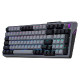 Tipkovnica Cooler Master MK770 Wireless, BT, Kailh Box V2 Red, PBT, RGB, siva, US