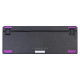 Tipkovnica Cooler Master MK770 Wireless, BT, Kailh Box V2 Red, PBT, RGB, siva, US