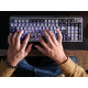 Tipkovnica Cooler Master MK770 Wireless, BT, Kailh Box V2 Red, PBT, RGB, siva, US