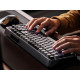 Tipkovnica Cooler Master MK770 Wireless, BT, Kailh Box V2 Red, PBT, RGB, siva, US