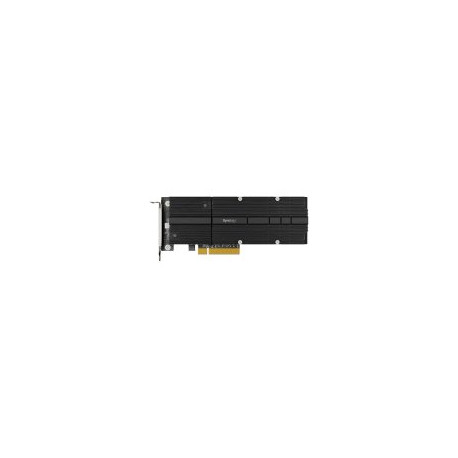 Synology M2D20 Dual-slot M.2 SSD adapter card for cache acceleration PCIe 3.0 x8 PCIe NVMe Form F