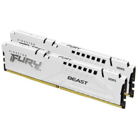 Kingston 32GB 6000MT/s DDR5 CL36 DIMM (Kit of 2) FURY Beast White EXPO, EAN: 740617345872