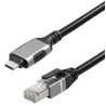 Transmedia Ethernet Cable Cat6 F UTP USB C to RJ45, 5m