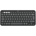 Logitech Pebble Keys 2 K380s Bluetooth Keyboard, Graphite, HR