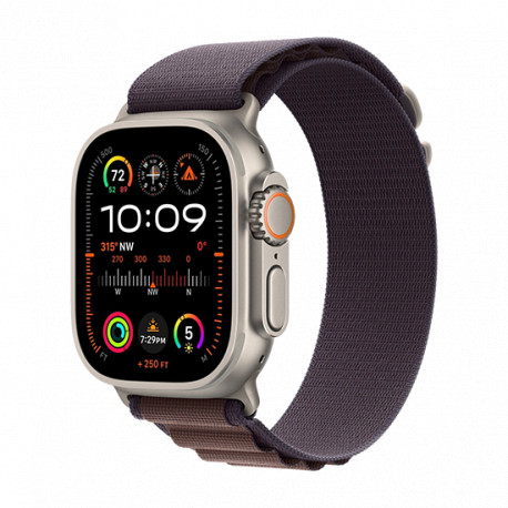 Watch Apple Watch Ultra 2 LTE 49mm Titanium Case with Alpine Loop L - Indigo