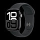 Watch Apple Watch Series 10 GPS 42mm Jet Black Aluminium Case with Sport Band S/M - Black