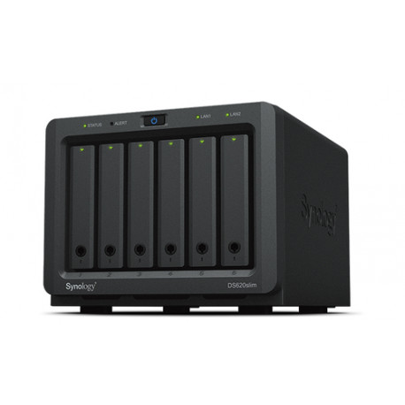 Synology DiskStation DS620SLIM NAS poslužitelj i poslužitelj za pohranjivanje Stolno računalo Intel® Celeron® J3355 2 GB