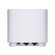 ASUS ZenWiFi XD4 Plus AX1800 2 Pack Dvofrekvencijski (2,4 GHz / 5 GHz) Wi-Fi 6 (802.11ax) Bijelo Unutarnji