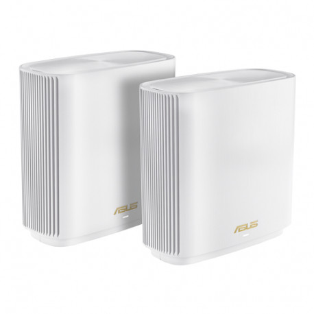 ASUS ZenWiFi AX (XT9) AX7800 2er Set Weiß Trifrekvencijski (2,4 GHz / 5 GHz / 5 GHz) Wi-Fi 6 (802.11ax) Bijelo 4 Unutarnji
