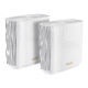 ASUS ZenWiFi AX (XT9) AX7800 2er Set Weiß Trifrekvencijski (2,4 GHz / 5 GHz / 5 GHz) Wi-Fi 6 (802.11ax) Bijelo 4 Unutarnji