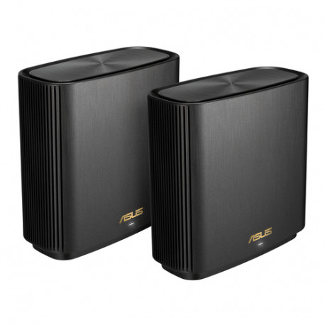 ASUS ZenWiFi AX (XT9) AX7800 2er Set Schwarz Trifrekvencijski (2,4 GHz / 5 GHz / 5 GHz) Wi-Fi 6 (802.11ax) Crno 4 Unutarnji