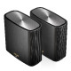 ASUS ZenWiFi AX (XT9) AX7800 2er Set Schwarz Trifrekvencijski (2,4 GHz / 5 GHz / 5 GHz) Wi-Fi 6 (802.11ax) Crno 4 Unutarnji