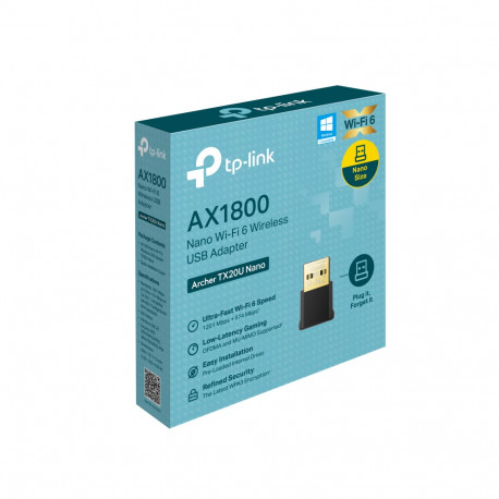 AX1800 Nano Dual Band Wi-Fi 6 USB Adapter