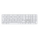 Apple Magic tipkovnica Univerzalno USB + Bluetooth QWERTZ Njemački Bijelo