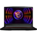  MSI Thin GF63 | Core i5-12450H | 16GB RAM | SSD 512GB | NVIDIA GeForce RTX 3050 (4GB) / i5 / RAM 16 GB / SSD Pogon / 15,6" F