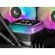 Komplet za tekočinsko hlajenje AIO Liquid Cooler DeepCool LP360, 360mm, Matrix, ARGB, črn