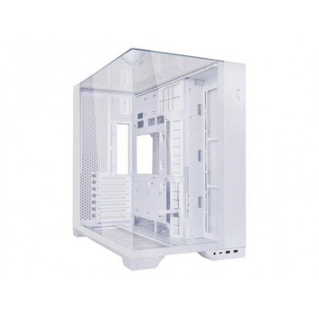 Računalniško ohišje Lian Li O11 Vision Compact, ATX, Midi-Tower, kaljeno steklo, belo