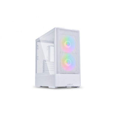 Računalniško ohišje Lian Li LANCOOL 207, ATX, Midi-Tower, ARGB, kaljeno steklo, belo
