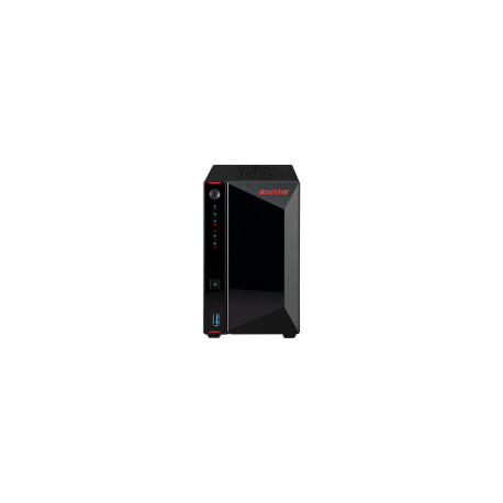 ASUSTOR NAS AS5402T  2x 3.5" 2x M.2 cache 2x 2.5Gbe Celeron QuadCore N5105 2.9GHz 4GB single PSU des