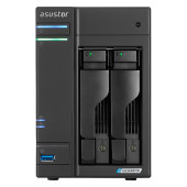 ASUSTOR NAS AS6702T Lockerstor2 Gen2 2x 3.5" 4x M.2 cache 2x 2.5Gbe Celeron QuadCore N5105 2.9GHz 4G