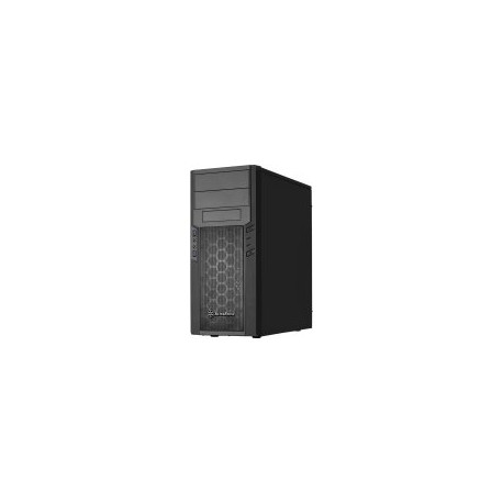 SilverStone PRECISION PS13B Mini Tower Computer Case, black