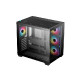 Računalniško ohišje DeepCool CG530 4F, ATX, Midi-Tower, ARGB, Kaljeno steklo, črno