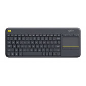 Logitech K400 PLUS Wireless Touch Keyboard, Black, DE