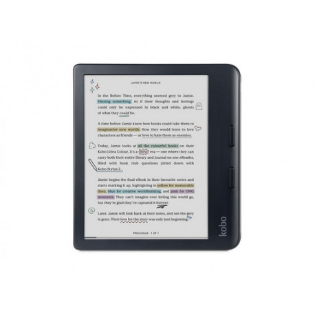 E-bralnik Kobo Libra Colour, 7'' Touch, 32GB, WiFi, črn