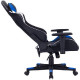 Gaming chair BYTEZONE WINNER with LED lighting and remote control, Blue