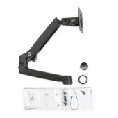 Ergotron LX Dual Stacking Arm, Extension and Collar Kit, Matte Black. Crno
