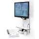 Ergotron 61-080-062 nosač i stalak za monitore 61 cm (24") Zid Bijelo