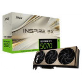 MSI NVidia GeForce RTX 5070 12G INSPIRE 3X OC, 12GB GDDR7/192bit, PCI-E 5.0, 1xHDMI/3×DP