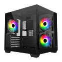FSP S140 Black, 3x vent., crno, bez napajanja