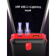 LDNIO POWER BANK 20000mAh 22,5W 5V 3A 1 PORT (1A) + 2 CABLE (1C1L) PQ24