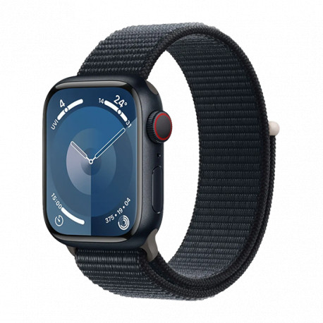 Watch Apple Watch Series 9 LTE 45mm Midnight Aluminium Case with Sport Loop - Midnight