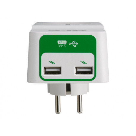 APC Essential SurgeArrest 1 Outlet 2xUSB