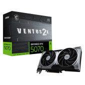 MSI Video Card Nvidia GeForce RTX 5070 12G VENTUS 2X OC (12GB GDDR7/192bit, PCI-E Gen5, 3x DP 2.1, 1