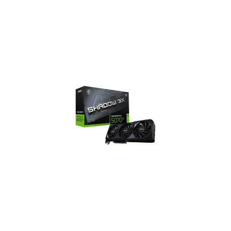 MSI Video Card Nvidia GeForce RTX 5070 TI 16G SHADOW 3X OC (16GB GDDR7/256bit, PCI-E Gen5, 3x DP 2.1