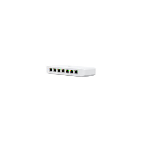 Ubiquiti USW-Ultra Layer 2, 8-port GbE PoE switch with versatile mounting options: 7x GbE PoE+ outpu