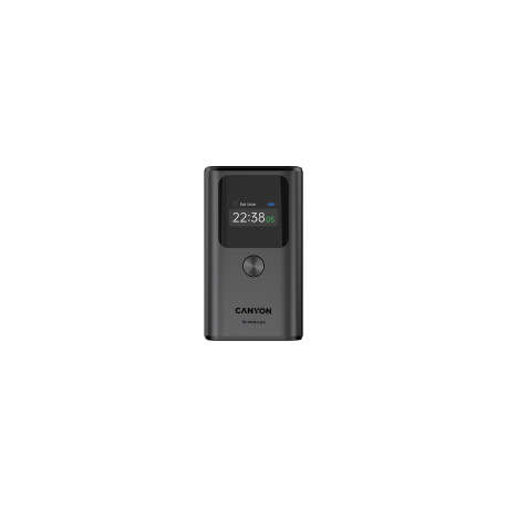 CANYON power bank OnPower 130 TFT 10000 mAh PD30W Dark Grey