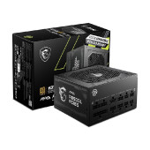 MSI PSU MAG A850GL PCIE5 II, 850W 80Plus Gold, 120mm Fan Active PFC, Fully Modular, 12VHPWR, ATX 3.1