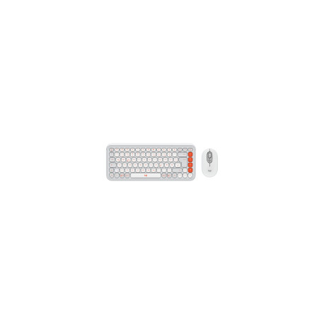 LOGITECH POP ICON COMBO - OFF WHITE - US INT'L - BT  - INTNL-973