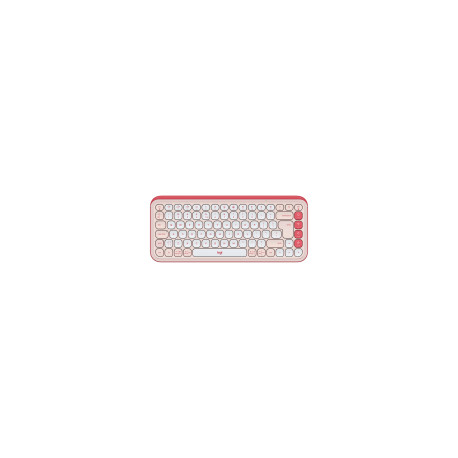 LOGITECH POP ICON KEYS - ROSE - US INT'L - BT  - INTNL-973