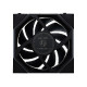 Ventilator za ohišje Lian Li UNI FAN TL Wireless LCD 120 Reverse Blade ARGB PWM 120mm, 3 Pack + Kontroler, črn
