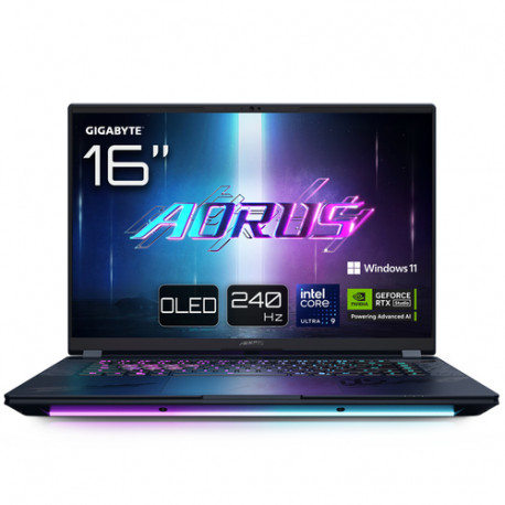 GIGABYTE AORUS MASTER 16 BZHC6DEE65SP prijenosno računalo Intel Core Ultra 9 275HX 40,6 cm (16") WQXGA 32 GB DDR5-SDRAM 2 TB