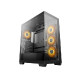 Računalniško ohišje DeepCool CG580 4F, ATX, Midi-Tower, kaljeno steklo, črno
