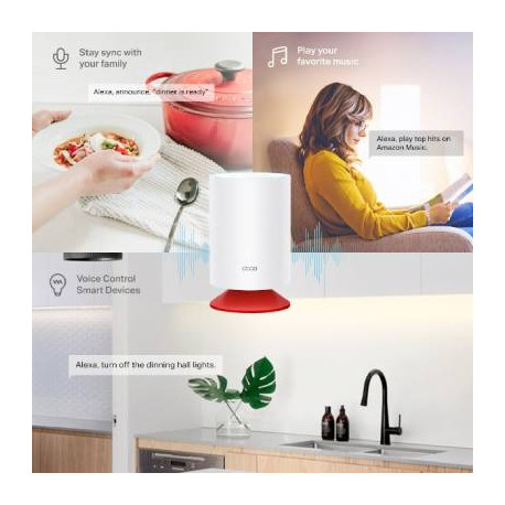 Deco Voice X20 AX1800 Mesh WiFi 6 Smart speaker 2p