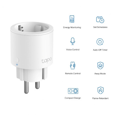 TP-Link Tapo Tapo P115 Mini Smart Wi-Fi monitoring